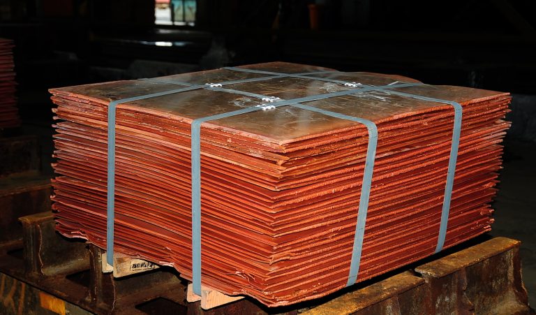 Finished 99.999 % Copper bundle.